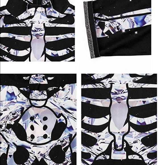 NWOT Halloween Skelton cosplay costume - Picture 3 of 4
